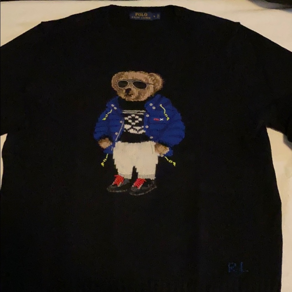 Ralph Lauren Polo Wool Teddy Bear Sweater